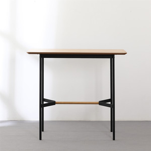 بيع بالجملة نورديك تصميم بسيط أسود مستطيل جزيرة مطبخ خشب مرتفع للمنزل - Product Image 4