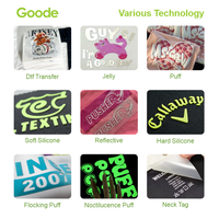 Goode Wholesale - Pegatinas de Transferencia Térmica DTF Personalizadas para Camisetas Deportivas, Prendas de Vestir, Alta Resolución, Lavables, Termoadhesivas, para Autismo