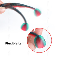 Tolure Double couleur 12.5cm/8.8g appâts de pêche en plastique souple pour thon saumon brème rivière lac environnements Offre Spéciale poisson en caoutchouc