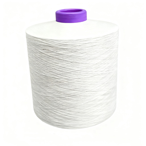 Youngsurge rắn 100% Spun <span class=keywords><strong>Polyester</strong></span> may chủ đề nguyên màu trắng - Product Image 1