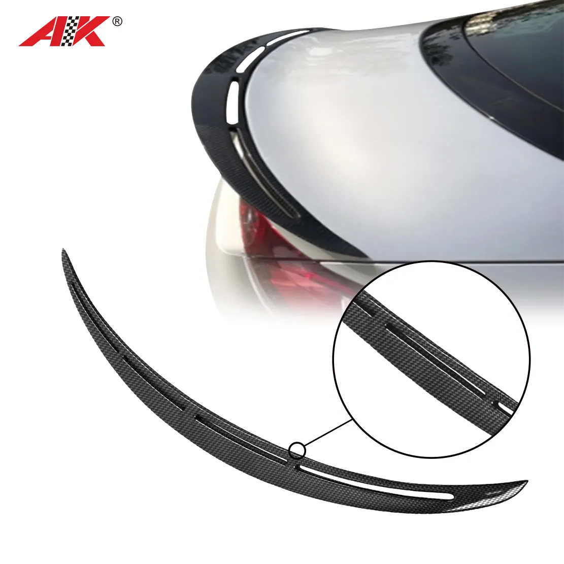 Volkswagen VW CC için otomatik bagaj spoiler karbon fiber parçaları 2010 + arka spor Boot Spoiler vücut kiti