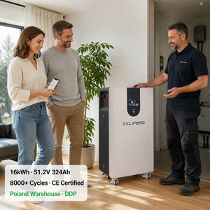Batterie LiFePO4 16 kWh avec disjoncteur intégré 51,2 V 324 Ah, installation rapide et sécurisée, entrepôt Pologne, stockage d'énergie solaire domestique - Product Image 1