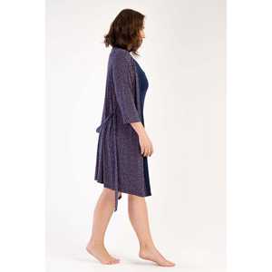 Conjunto de Túnica con Tirantes de Viscosa y Bata de Manga 3/4 para Mujer, Talla XXL, Ropa de Dormir - Product Image 2