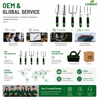 9 options d'outils de jardinage en aluminium robustes avec poignées ergonomiques souples, en lot de 1 pour le jardinage et la plantation en extérieur