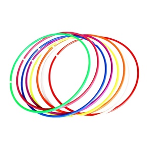 Plastic Ring Yoga <strong>Hoops</strong> for Kids <strong>Weighted</strong> <strong>Hoops</strong> Detachable Portable Sports Exercise Fitness - Product Image 3