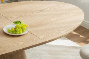 NOVA <span class=keywords><strong>Table</strong></span> à manger ovale <span class=keywords><strong>extensible</strong></span> de <span class=keywords><strong>style</strong></span> <span class=keywords><strong>scandinave</strong></span> 160/200cm <span class=keywords><strong>Table</strong></span> de cuisine en chêne pour 4/6/8 personnes meubles en bois - Product Image 3