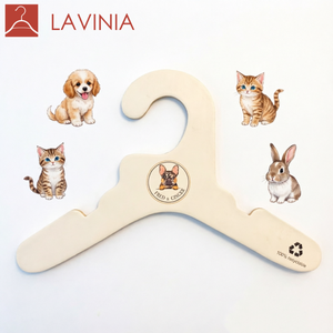 Lavinia Wholesale Eco Recyclable Paper Cardboard Hangers Custom Pet Baby Cardboard Hangers Hanger Manufacturer - Product Image 1