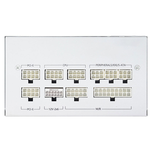 Fuente de Alimentación Modular TFDP 750W 80PLUS Gold, Serie Blanca, ATX, Ventilador de 12cm, para PC de Escritorio y Juegos, en Stock - Product Image 3
