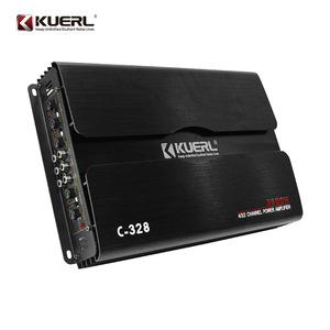 เครื่องขยายเสียงรถยนต์ KUERL C-328 4 แชนแนล 3800W กำลังขับสูง สำหรับอัพเกรดระบบเสียงรถยนต์ - Product Image 3