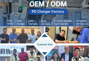 <span class=keywords><strong>Chargeur</strong></span> rapide PD électrique personnalisé Tommox OEM/ODM 20W Type-C Gan pour smartphone et appareil photo, prise EU KR - Product Image 6