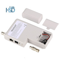 Probador de Cable de red profesional 4 en 1 RJ45/RJ11/USB/BNC Cable LAN Cat5 Cat6 Cable probador de Cable remoto piezas de Telecomunicaciones