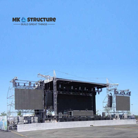 Estructura de Iluminación Cuadrada de 290*290 mm, 300*300 m, Estructura de Aluminio para Escenario, Estructura para Altavoces para Eventos