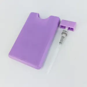 Mini Black White Hand Sanitizer Pocket Perfume 20ml Credit Card Spray Bottle