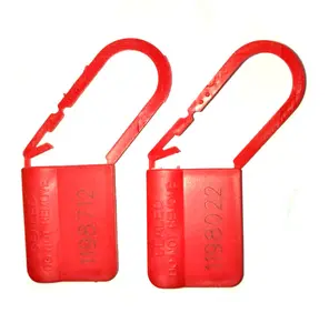 GY204 Easy lock plastic padlock seal security lock for bank cash bag