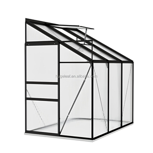 Invernadero Robusto Tipo Lean-to, Invernadero para Viveros y Jardines, con Panel de Policarbonato de 4 mm con Protección UV y Estructura de Aluminio - Product Image 1
