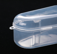 Boîte de rangement en plastique transparente, boîte en PP, vente en gros de contenants en PP, boîte de rangement rectangulaire miniature de haute qualité, vente en gros en vrac