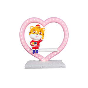 Escultura de Tigre de Fibra de Vidrio Libit, Figura Decorativa para Exteriores de Año Nuevo Chino, Duradera - Product Image 4