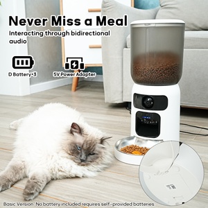 <span class=keywords><strong>Distributeur</strong></span> automatique d'aliments pour animaux <span class=keywords><strong>de</strong></span> compagnie <span class=keywords><strong>de</strong></span> 6,5 L avec double caméra HD <span class=keywords><strong>Distributeur</strong></span> intelligent d'aliments pour animaux <span class=keywords><strong>de</strong></span> compagnie avec fonction d'interaction infrarouge Contrôle par application - Product Image 5