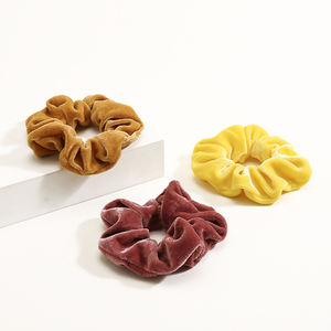 Chouchous Coréens en Velours Moelleux, Mignons pour Filles, Bandes Élastiques Douces pour Cheveux d'Enfants et Accessoires de Mode - Product Image 3