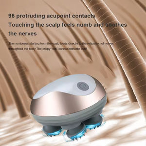 Mini wasserdichte Kopf massage Elektrisches Kopfhaut massage gerät Tragbares Kopfkratzer-Druckentlastungs-Octopus-Kopf massage gerät - Product Image 4