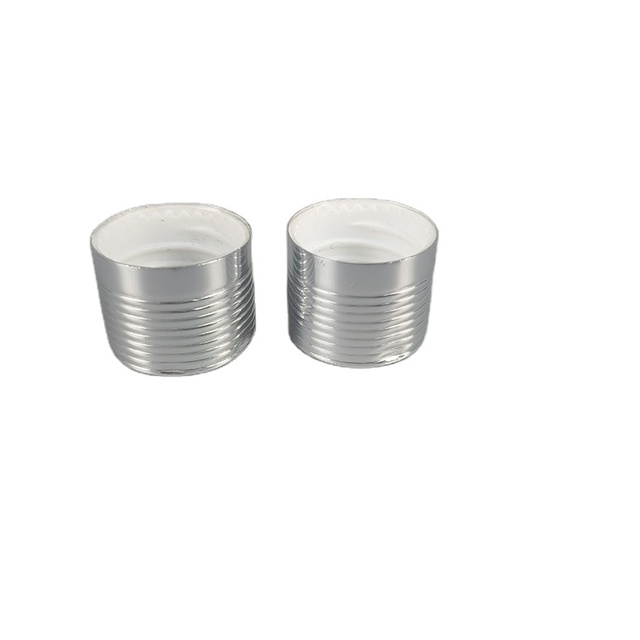 ODM OEM 18mm Aluminum Silver Dropper Cap for Glass Bottle