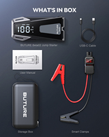 Démarreur de voiture Buture Beta02, fonctionne à basse température, booster de batterie automobile avec courant de crête de 2500A
