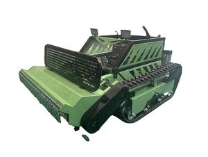 SDL 292-130B Crawler <b>Remote</b> <b>Control</b> Lawn Mower Diesel Powered 1300mm Cutting Width Farm Orchard Hillside Slope Grass Mower - Product Image 1