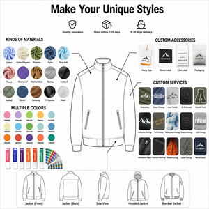 Men's <b>Fleece</b> <b>Lined</b> Shirt <b>Jacket</b> Warm Wind Resistant Long Sleeve Button Down Shacket with Chest Pockets for Winter - Product Image 4
