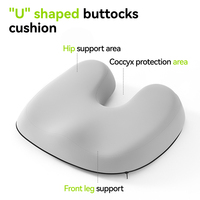 Coussin de siège de voiture en mousse à mémoire de forme Miandao, ergonomique, soulagement de la pression du coccyx, coussin orthopédique antidérapant, coussin de siège portable