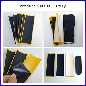 Customized Logo Fingerboard Foam Grip Tape Non-Slip Anti-Sweat Finger Skateboard Griptape Pads <b>Mini</b> Skateboard Adhesive Sticker - Product Image 6