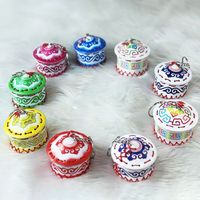 Porte-clés yourte en cuir de style mongol, souvenir de voyage, artisanat de la Mongolie intérieure, cadeau pendentif