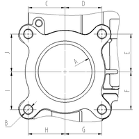 Assemblage du corps papillon pour change M50S, pour Jinbei, petit lion de mer