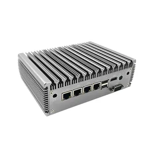 Mini pc Onboard J4125 4 çekirdekli işlemci mini bilgisayar win 10 4 lan NUC-Z mini adet