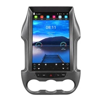 Radio Mobil Vertikal Tesla Android 13 12,1 Inci untuk Ford Ranger F250 2011-2015 Wireless CarPlay GPS DSP Navigasi Mobil Stereo Mobil
