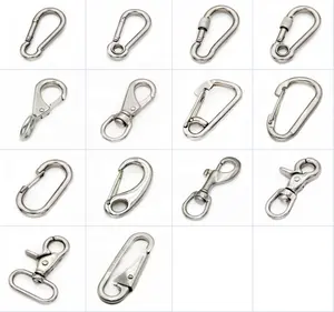 Factory Price 316 Stainless Marine Hardware Pelican Hook Safety Quick Release Snap Hook With Link