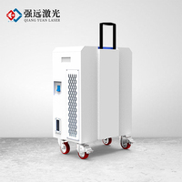 Machine de nettoyage au laser à fibre pour métal, bois, aluminium, acier inoxydable, pierre, caoutchouc - 200W, haute sécurité, nouvelle