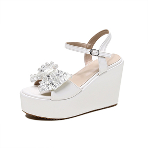 Sandales à talons compensés tendance 2023, nouvelles sandales à talons compensés en PVC pour femmes - Product Image 6