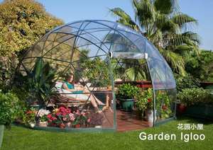 <span class=keywords><strong>Igloo</strong></span> Dome popolare copertura invernale in PVC plastica Glamping Hotel <span class=keywords><strong>giardino</strong></span> capannone tenda di stoccaggio tutte le stagioni - Product Image 2