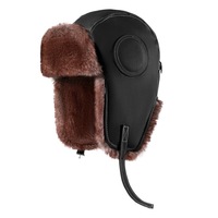 Gorro Ushanka QJ OEM Personalizado con Diseño de Camuflaje, Logotipo, Unisex, Clásico, de Aviador, con Orejeras de Piel Sintética, Gorra de Piloto