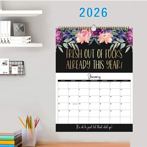 Tùy chỉnh qua biên giới 2026 18 tiếng anh tường lịch, thương mại nước ngoài lịch phiên bản đặc biệt in ấn hàng tháng lịch - Product Image 6