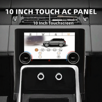 Écran tactile LCD Android 10 pouces pour le panneau de commande de climatisation de Land Rover Range Rover Sport L320 2010