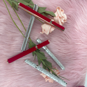 P-17 gros rouge et Argent magique colle végétalien eyeliner stylo colle imperméable cils colle stylo eyeliner - Product Image 3