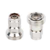 Adaptador de alimentador de conector hembra doble 50-12 1/2 1/2, adaptador de RF de conector hembra doble de
