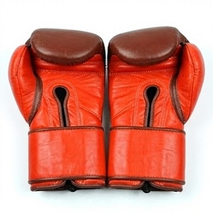 Gants de boxe en cuir de vache véritable, à lacets, pour entraînement et arts martiaux - Product Image 6