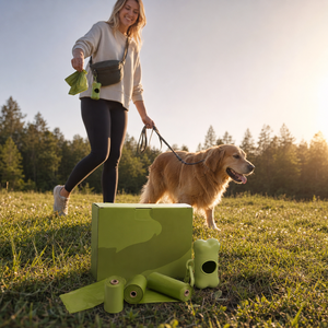 Bolsas para Desechos de Perros a Base de Plantas con Logotipo Personalizado en Rollos, Fáciles de Rasgar, para Marcas Ecológicas - Product Image 1