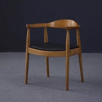 Ensemble Table et Chaises de Restaurant Modernes en Bois Massif