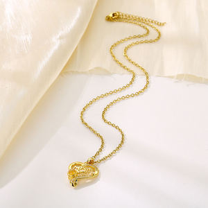 Collier personnalisé avec <span class=keywords><strong>photo</strong></span>, chaîne à maillons en acier inoxydable, personnalisation de la <span class=keywords><strong>photo</strong></span>, projection de sublimation, je t'aime, collier personnalisé avec <span class=keywords><strong>photo</strong></span> - Product Image 5