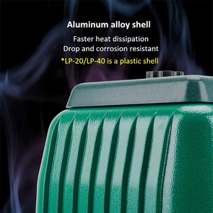 Pompe à air pour aquarium Lp <span class=keywords><strong>100</strong></span> 200, pompe à air silencieuse, pompe à oxygène pour étang, aérateur pour accessoires d'aquariums - Product Image 4