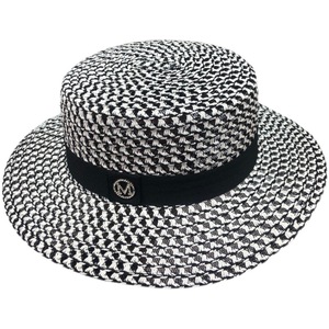 Straw <b>Hat</b> Bucket <b>Hat</b> For Women <b>Summer</b> Sun Protection Breathable Flat Top Beach Travel <b>Hat</b> Khaki Black Gray - Product Image 5
