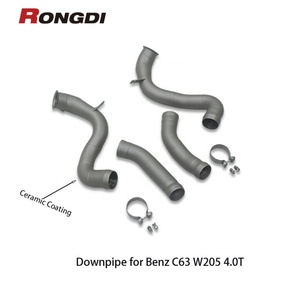 ท่อไอเสียเคลือบเซรามิกแบบตรงสำหรับ Mercedes-Benz C63 W205 4.0T ลดขนาดท่อตรง ราคาพิเศษ - Product Image 2